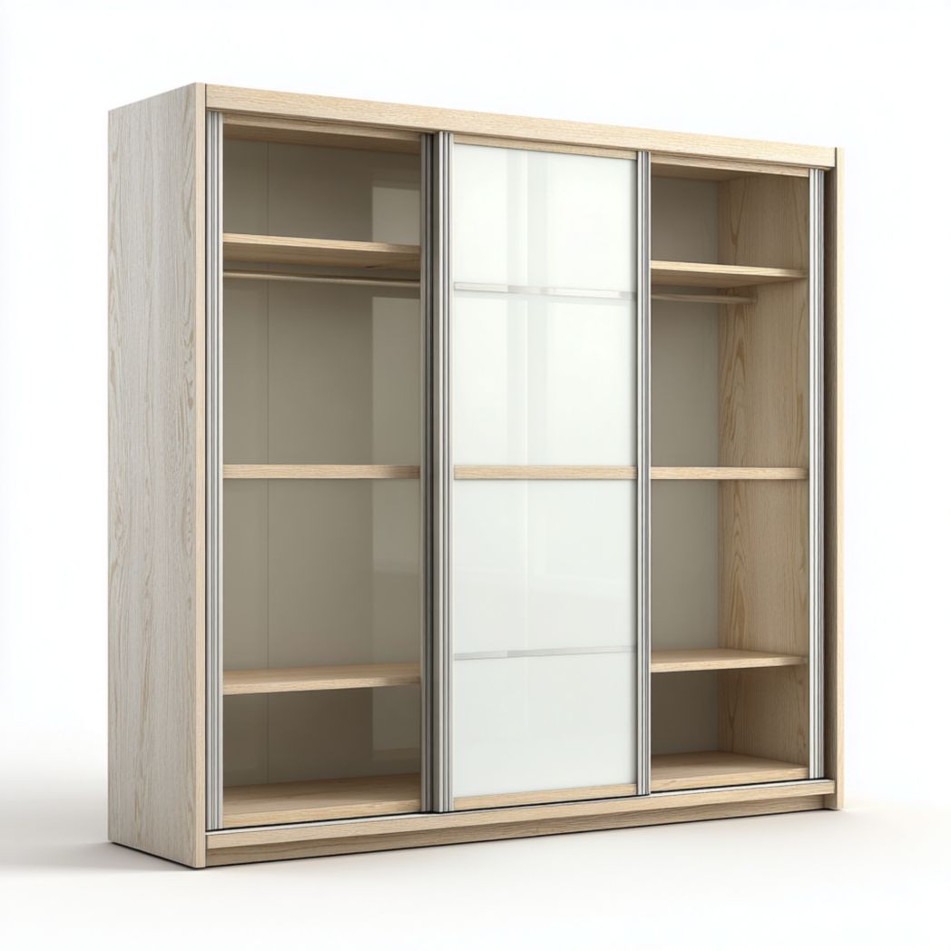 Vitrine aus Holz mit Schiebetüren für Wohnräume-120 x 40 x 180