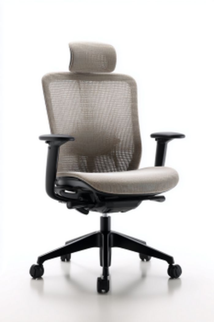 Bürostuhl mit ergonomischer Rückenlehne aus Netzmaterial-60 x 60 x 120