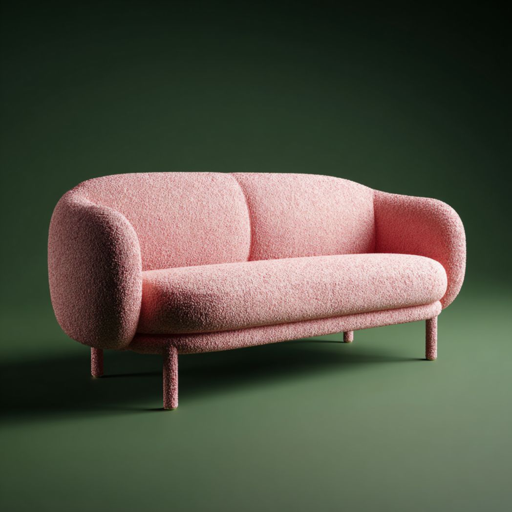 Sofa aus Stoff für den Wohnbereich - 180 x 85 x 75